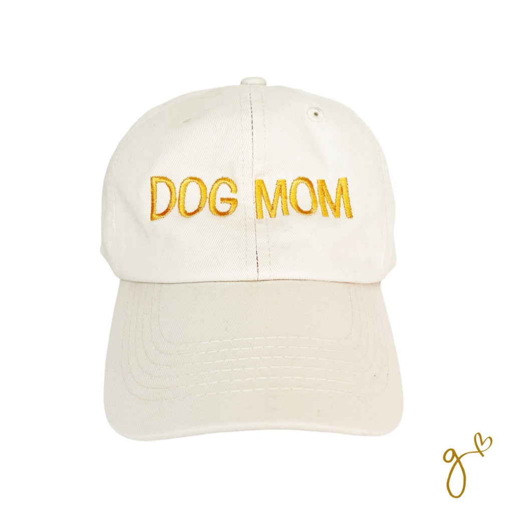 Gorra Beige | Dog Mom